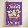 Personalized Halloween Mickey Friends Blanket, Custom Sherpa Throw