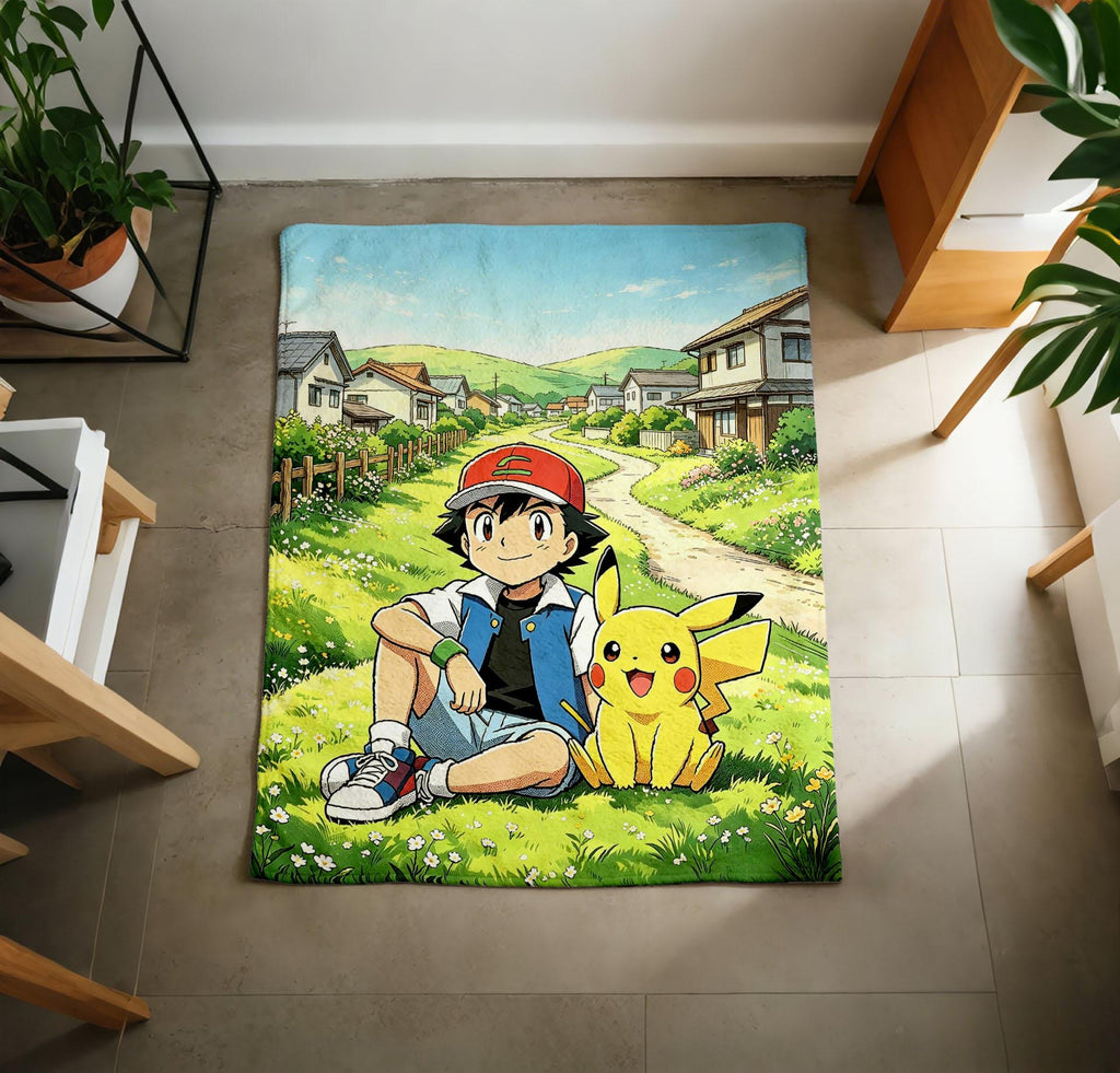 Pokemon Blanket Soft Throw, Wonderful Surprise Gift For Young Monster Trainers