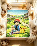 Pokemon Blanket Soft Throw, Wonderful Surprise Gift For Young Monster Trainers