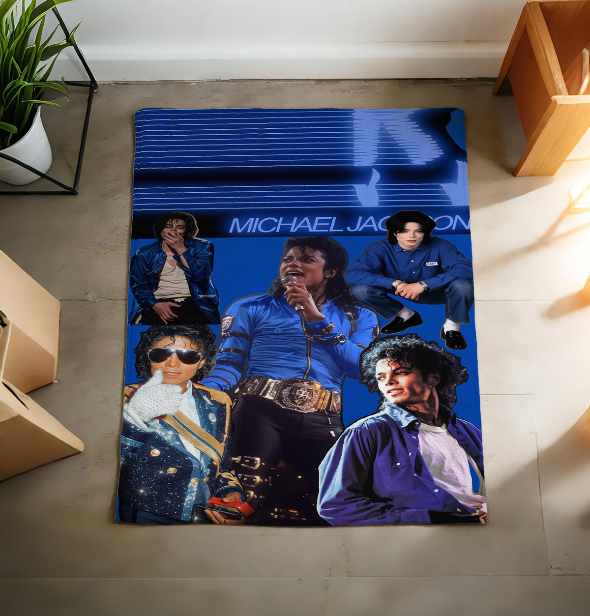 Michael Jackson Blanket Soft Throw, Fan Collectible Gift For Music Lovers