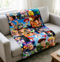 Blanket Soft Throw, Toy Story Printed All-Season Couch Gift Blanket for Kids & Animation Fans