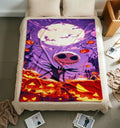 Jack Skellington Blanket Soft Throw, Lovely Gift For Halloween Movie Fans