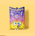Playful Teenager Gift SpongeBob And Friends Neon Pop Custom Name Throw Glowing Bubble Musical Bedding Retro Room Decor Blanket