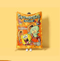 Nostalgic Fan Gift SpongeBob And Squidward Name Throw Vintage Comic Vibe Retro Musical Duo Blanket Orange Star Aesthetic Bedding