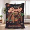 Custom Name Space Alien Flannel Blanket Personalized Sci-Fi Reader Gift Funny Bookish Cozy Throw Science Fiction Nerd Gift For Adult