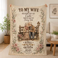 Gifts for Wife from Husband, Wife Blanket, Anniversary Gift for Wife, Romantic I Love You Throw Blanket, Birthday Christmas Mothers Day Gift