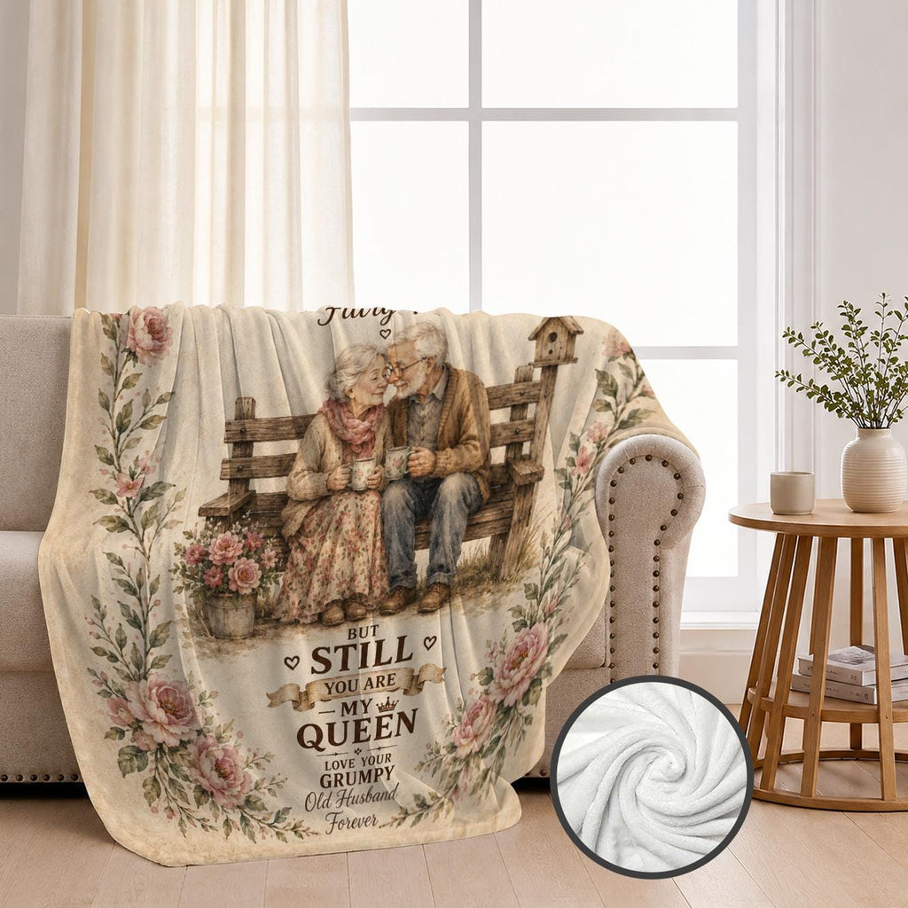 Gifts for Wife from Husband, Wife Blanket, Anniversary Gift for Wife, Romantic I Love You Throw Blanket, Birthday Christmas Mothers Day Gift