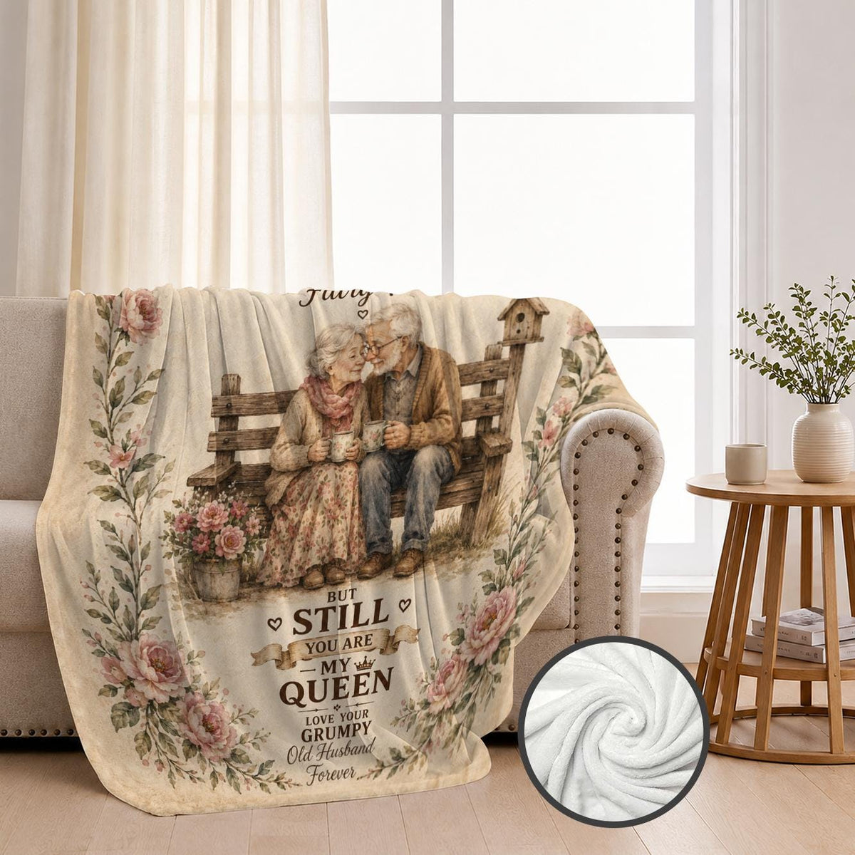 Gifts for Wife from Husband, Wife Blanket, Anniversary Gift for Wife, Romantic I Love You Throw Blanket, Birthday Christmas Mothers Day Gift