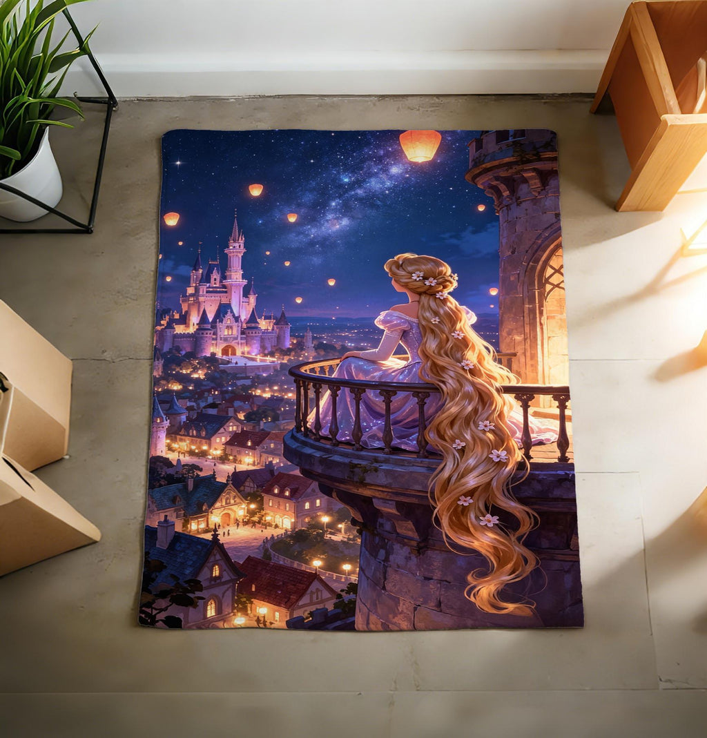 Rapunzel Blanket, Disney Princess Tangled Blanket, Flynn Rider Throw Blanket, Disney Princess Girl Boy Gift Blanket