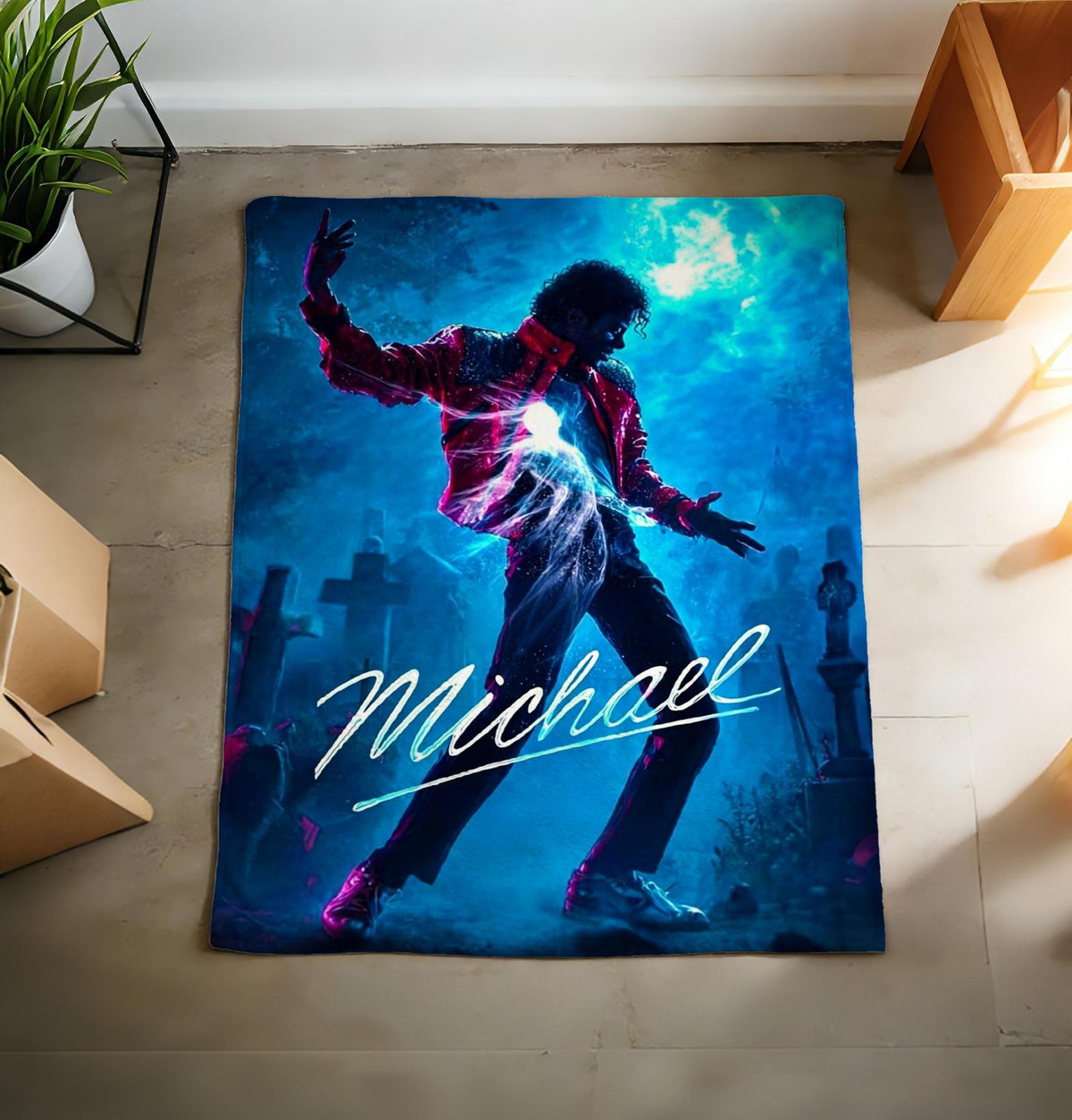 Michael Jackson Blanket Soft Throw, Sweet Fan Music Gift