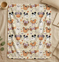 Magical Mouse Halloween Blanket, Ghost Pumpkin Fall Throw