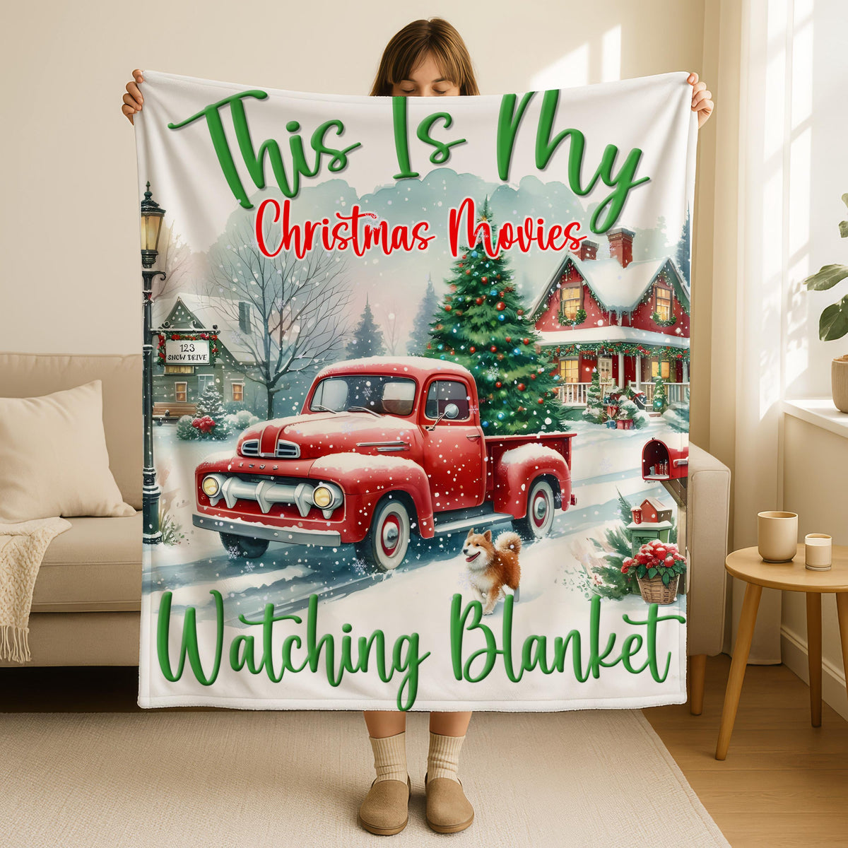 This Is My Christmas Movies Watching Blanket,Christmas Blanket Gift, Family Christmas Blanket,Christmas Movie Blanket, Christmas Gift
