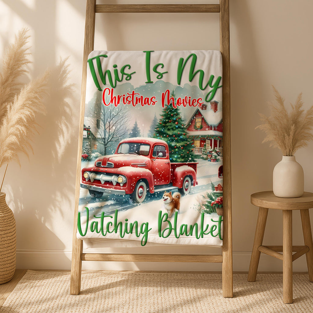 This Is My Christmas Movies Watching Blanket,Christmas Blanket Gift, Family Christmas Blanket,Christmas Movie Blanket, Christmas Gift