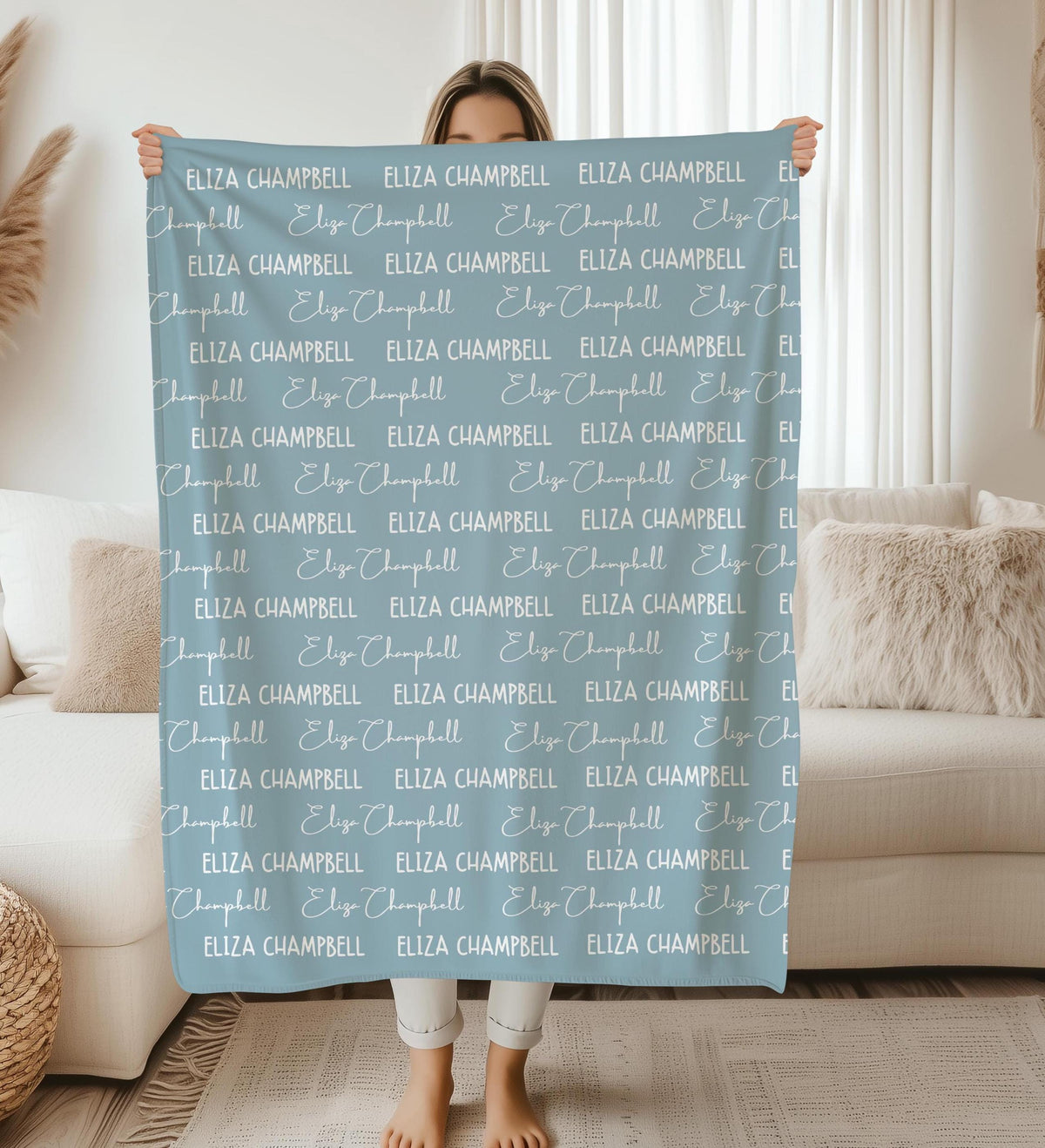 Personalized Name Blanket, Baby Girl Blanket, Girl Blanket Gift, Hospital Blanket, Kids Blanket, Toddler Blanket,Personalized Baby Boy Gift