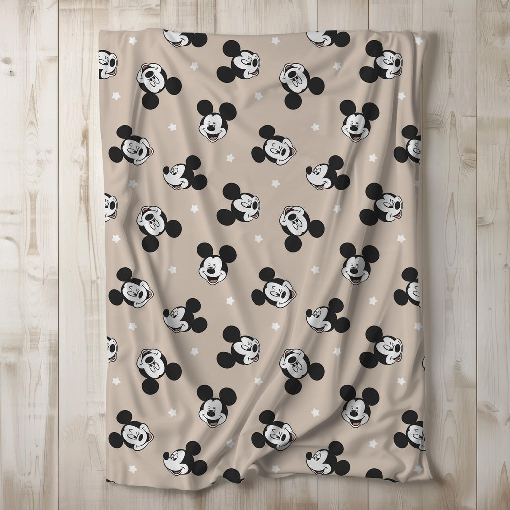 Mickey Mouse Personalized Blanket, Disney Plush Blanket, Kids Sherpa Throw, Disney Home Decor, Custom Name Blanket, Newborn Baby Blanket