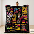 Personalized Dungeon Crawler Carl Blanket, New Achievement Throw Blanket, Geeky Reader Gift, New Achievement Gift, Cozy Gaming Decor