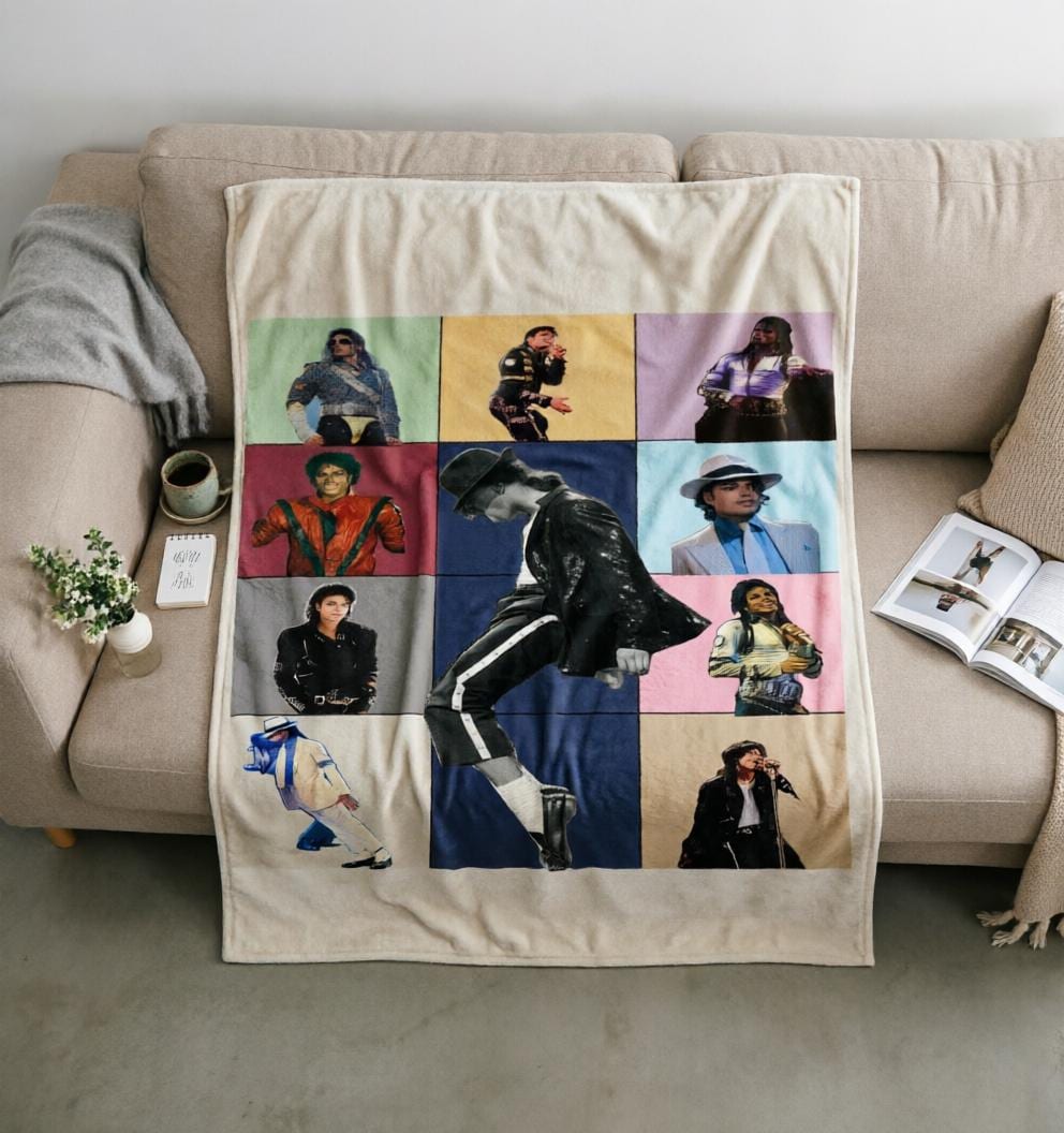 Michael Jackson Blanket Soft Throw, Gift For Pop Music Fans