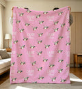 Personalized Baby Blanket with Mallard Duck Design,Cozy Flannel Thow Room Decor,Duck Theme Toddler Blanket,Newborn Duck Theme,New Mom Gift