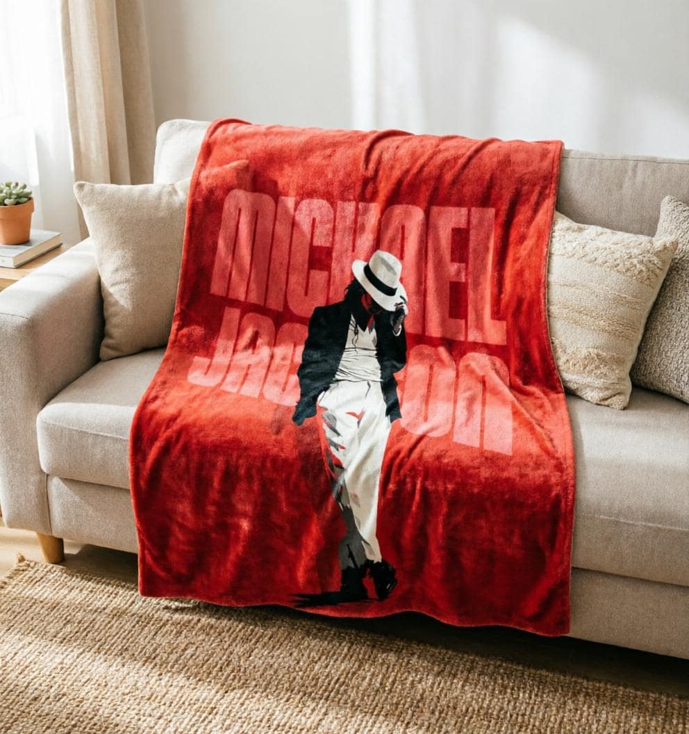 Michael Jackson Art Blanket Soft Throw, Home Decor Throw