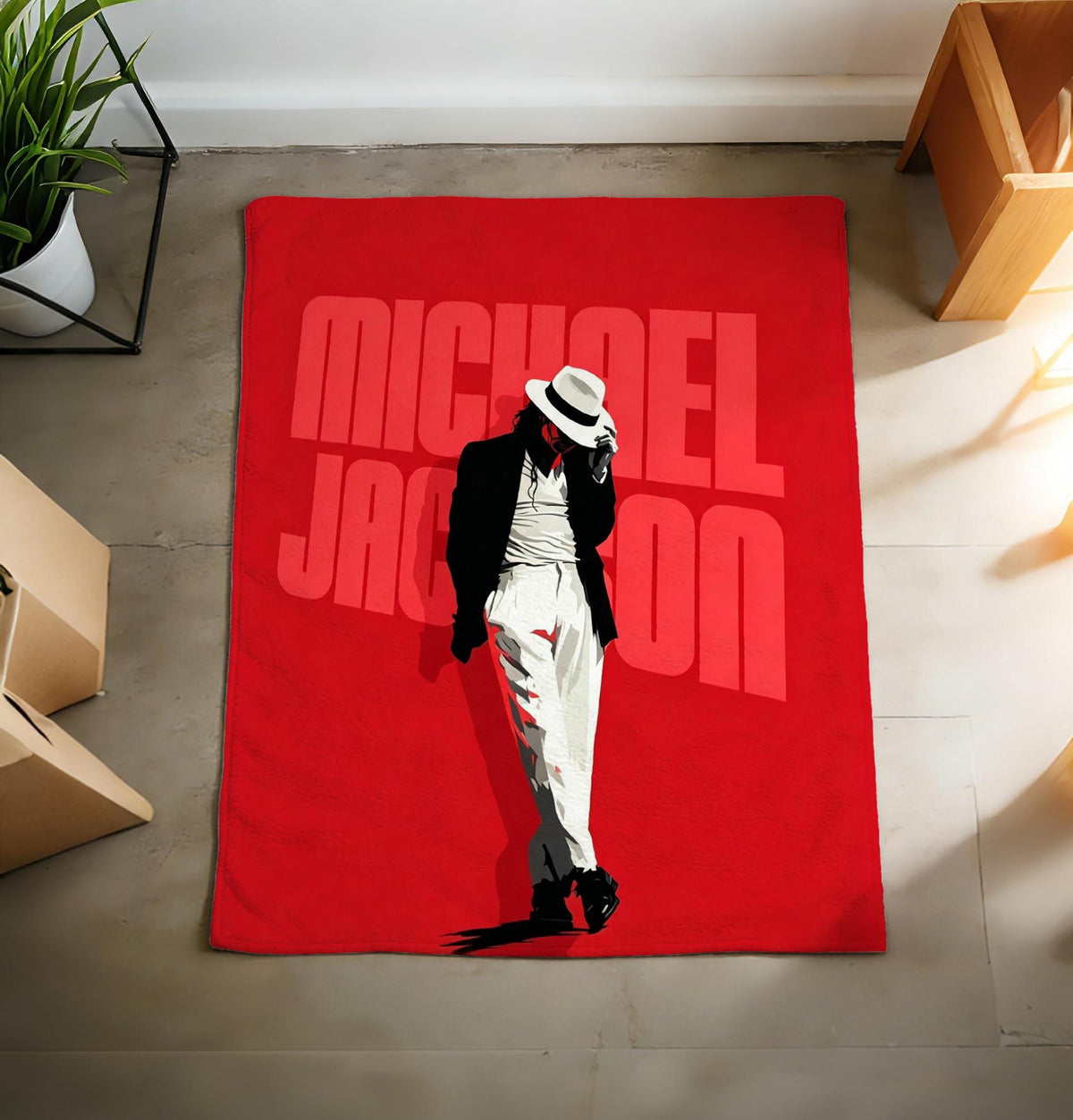 Michael Jackson Art Blanket Soft Throw, Home Decor Throw