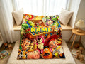 Toy Story Themed Flannel Throw, Home Lounge Blanket, Sweet Gift For Close Friends
