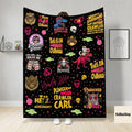 Dungeon Crawler Carl Blanket, Princess Donut Fleece Sherpa Blanket, New Achievement Blanket, Cozy Fantasy Book Lover Gift, Bedding Decor