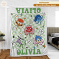 Personalized Disney Inside Out Baby Blanket, Custom Name Joy, Anger & Sadness Blanket, Disney Pixar Baby Shower Gift, Baby Keepsake Gift