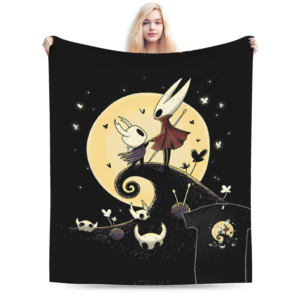 Personalized Dark Fantasy Flannel Blanket, Custom Name Galaxy Throw Blanket, Cozy Soft Fleece Blanket, Gamer Room Decor, Gift for Kids