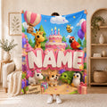 Kids Adopt Me Pet Blanket Soft Throw, Game Character Home Couch Cover