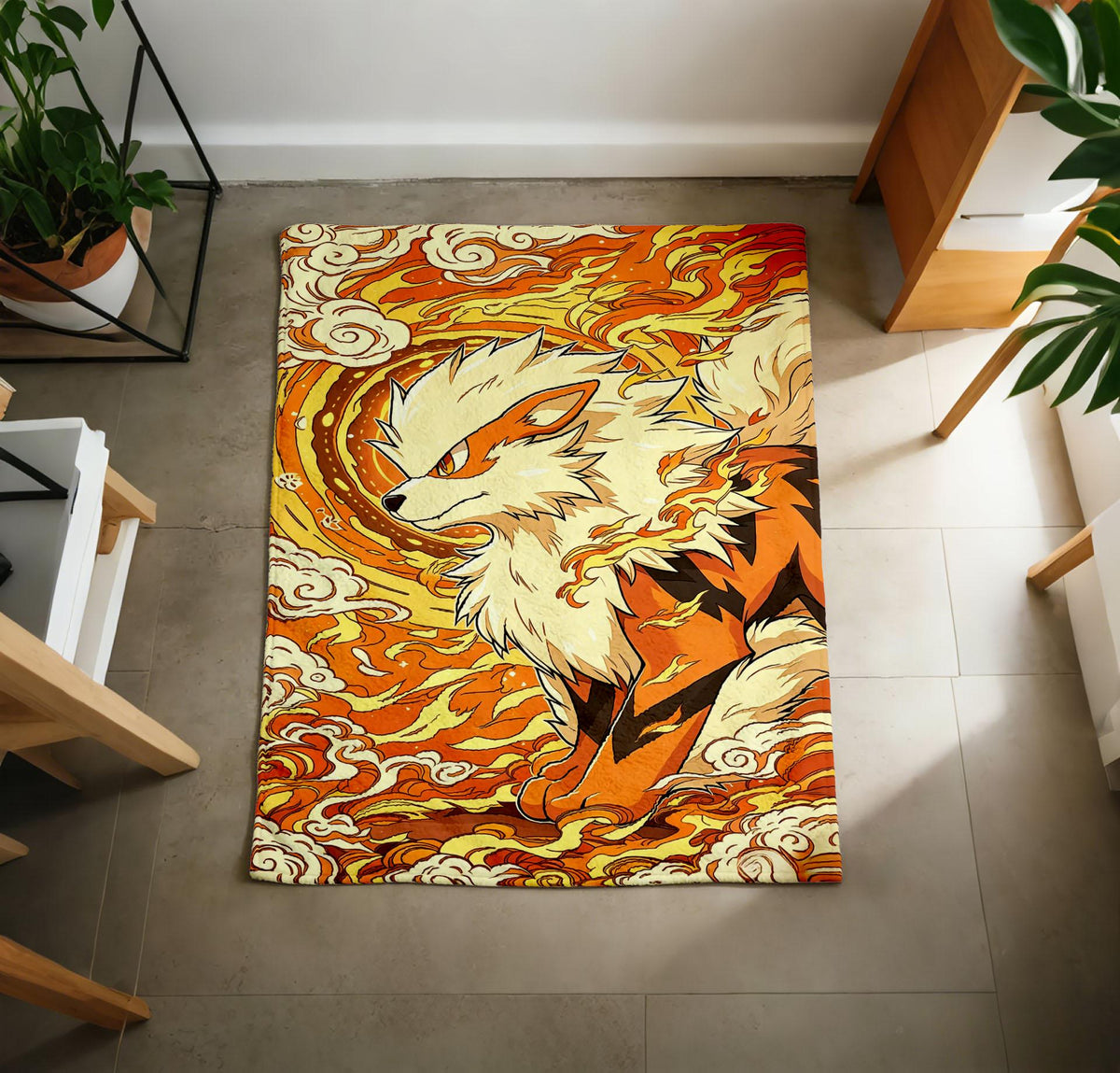 Pokémon Flannel Throw Blanket, Snuggly Indoor Bedding, Charming Gift for Pokémon Enthusiasts