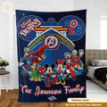 Personalized Disney Cruise Blanket, Custom Family Name Disney Cruise 2026 Gift, Disney Vacation Fleece Blanket, Cruise Family Trip Keepsake