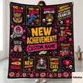 Custom Dungeon Crawler Carl Blanket, Princess Donut Blanket, Mongo Is Appalled, New Achievement LitRPG Gift, Personalized Reader Blanket
