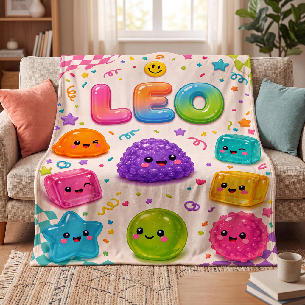 Custom Kawaii Dumpling Blanket Fidget Sensory Toy Throw Personalized Squishy Bao Flannel Cute Room Decor Kids Birthday Gift