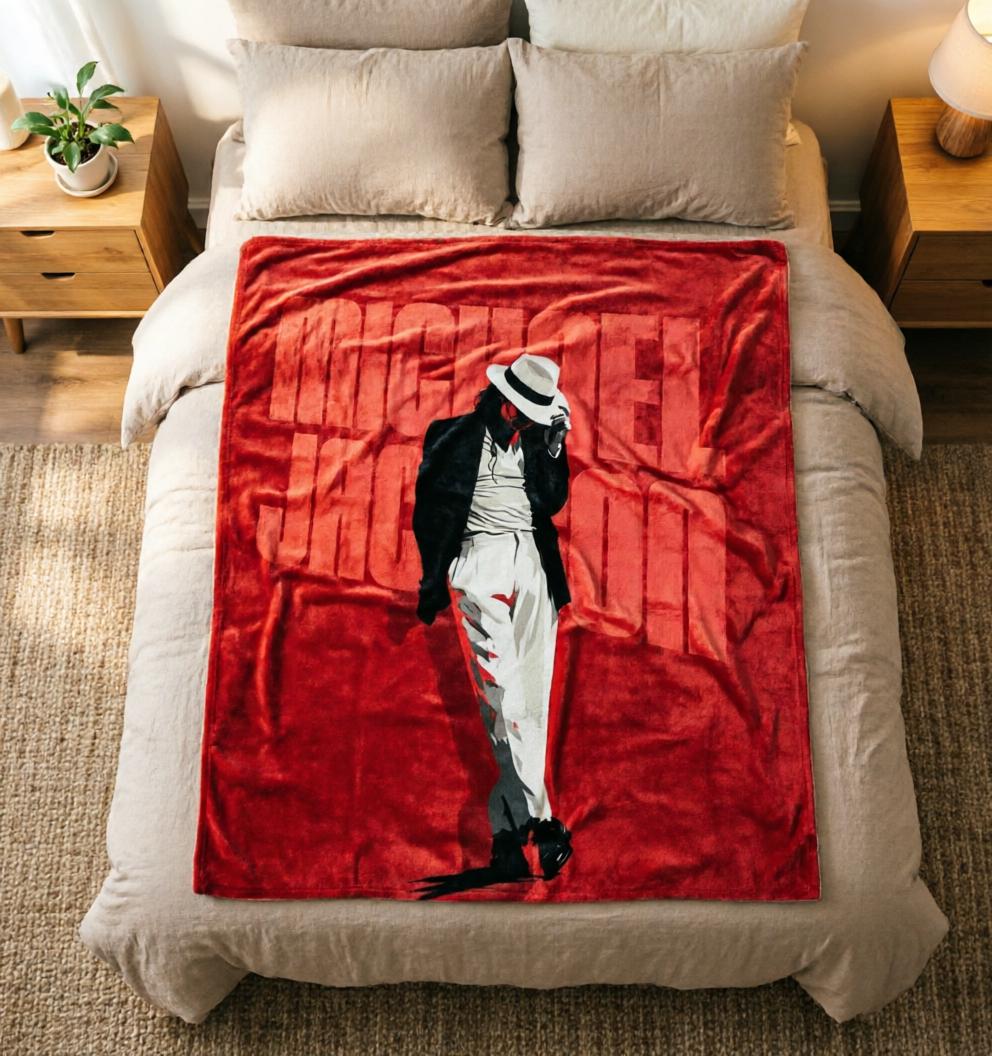 Michael Jackson Art Blanket Soft Throw, Home Decor Throw