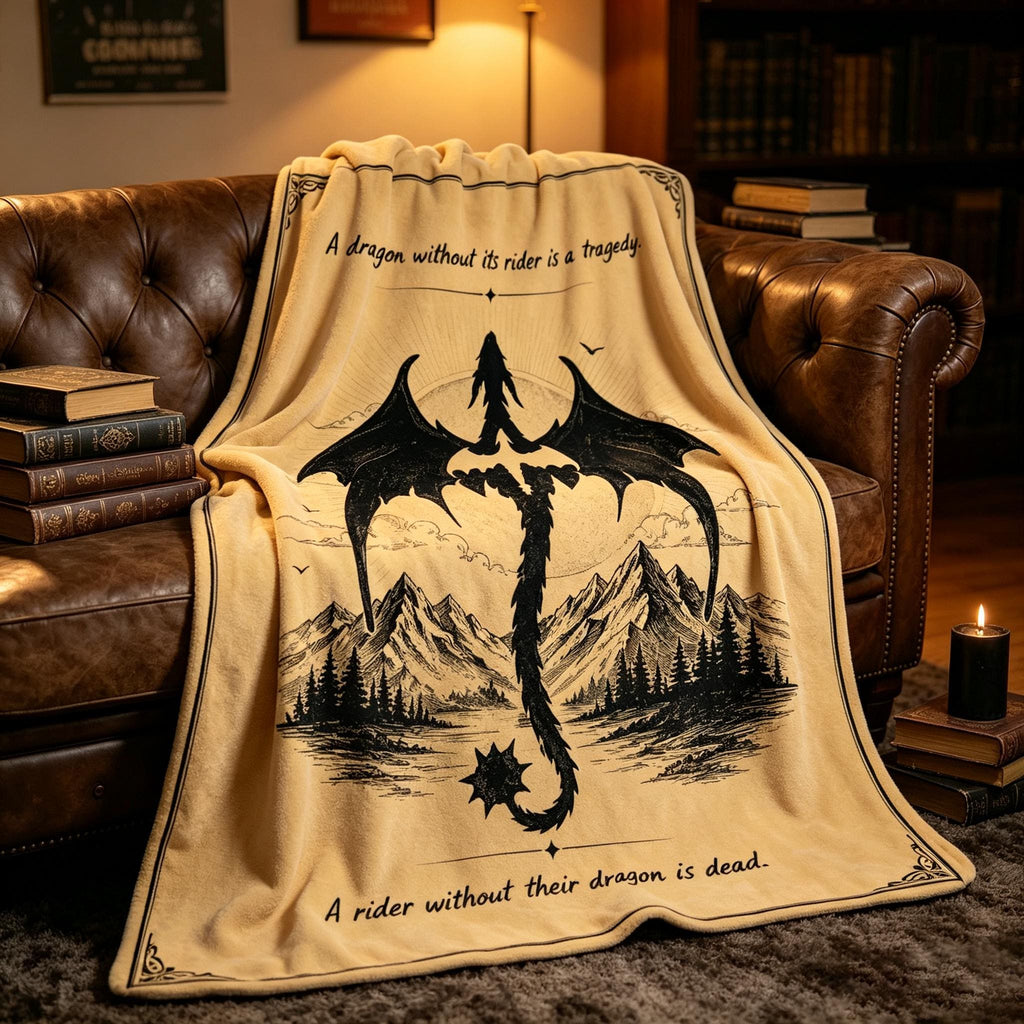 Fourth Wing Tapestry, Dragon Rider Blanket, Empyrean Series Art, Fantasy Wall Hanging, Bookish Gift