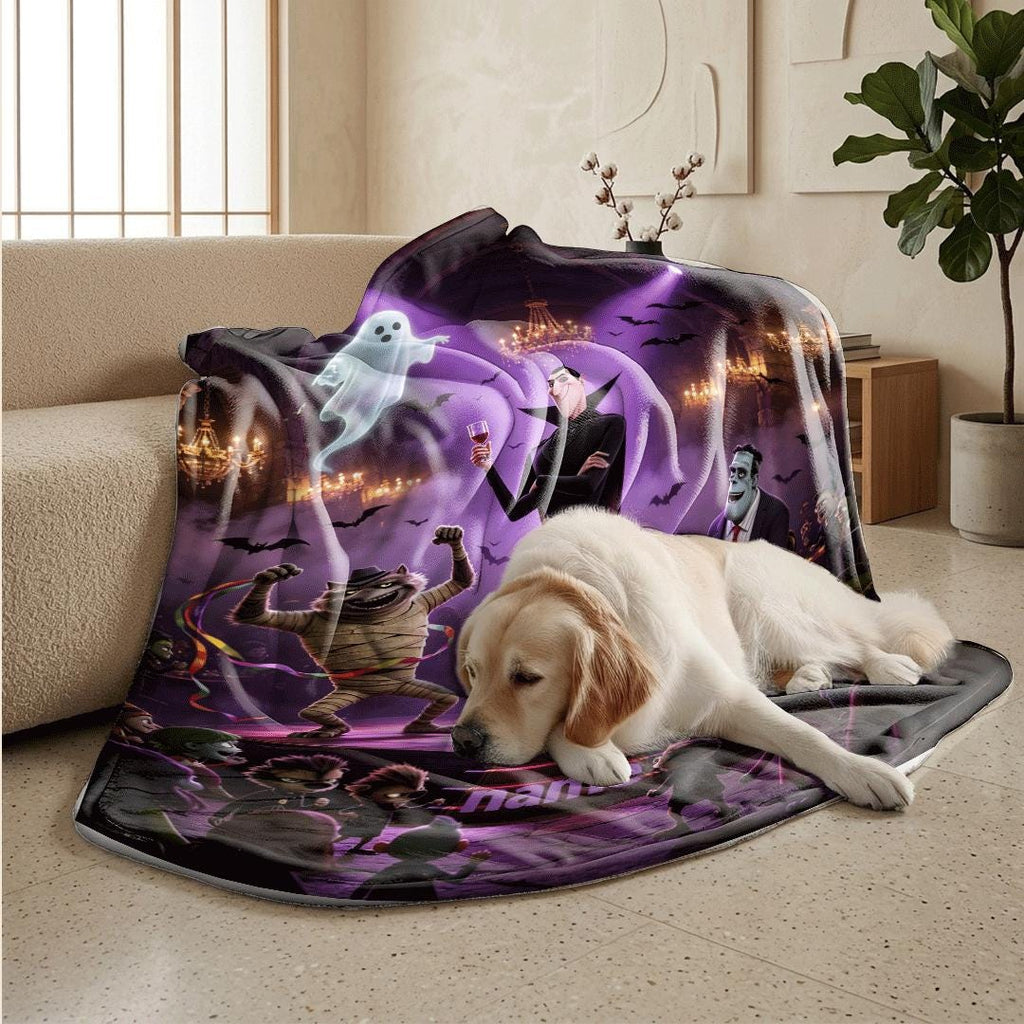 Monster stage print single blanket hotel blanket dorm single blanket Customized name air conditioning blankets surprise gift