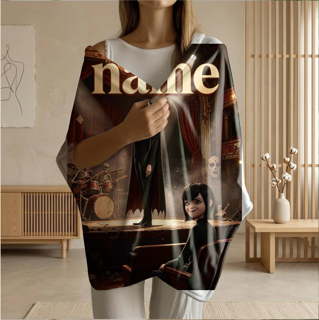 Stage show print sofa blanket kids blanket car blanket Customized name lunch break blankets theme party gift