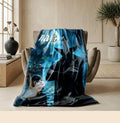Castle moonlight print single blanket dorm blanket pet blanket Customized name all‑season blankets birthday surprise gift