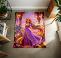 Tangled Rapunzel Throw Blanket Soft Throw, Fairy Tale Home Decor, Holiday Gift Idea
