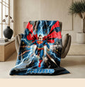 Superman print single blanket cute portable blanket kid blanket Customized name sofa blankets birthday gift