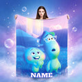 Soul Personalized Blanket, Custom Name Disney Pixar Flannel Throw, Joe Gardner & 22 Gift, Cozy Kids Movie Blanket