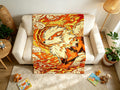 Pokémon Flannel Throw Blanket, Snuggly Indoor Bedding, Charming Gift for Pokémon Enthusiasts