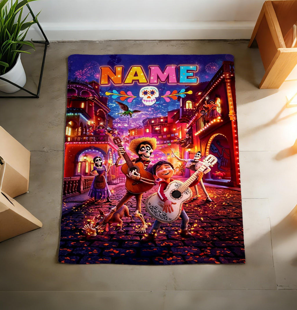 Personalized Coco Blanket Soft Throw Cozy Family‑Friendly Bedroom Present