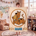 Personalized Giant Cookie Blanket, Custom Dog Throw, Cartoon Snack Bedding Decor, Birthday Gift for Kids Son Daughter, Cozy Fleece Blanket