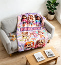 Roblox Girl Blanket Soft Throw, Gaming Throw, Birthday Gift For Girls