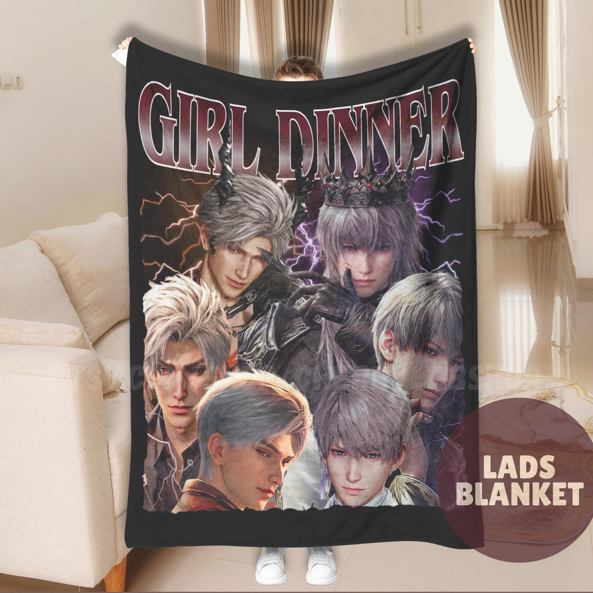 Love and Deepspace Blanket,lads, sylus, valko, xavier, zayne, rafayel,anime blanket,gaming blanket, caleb lads, sylus blanket,xavier blanket