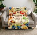 Custom Name Toy Story Quote Blanket Soft Throw, Woody Buzz Jessie Alien Throw Blanket, Birthday Gift For Children