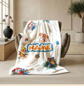 PAW Patrol Pop Art Blanket, Action Comic Throw, Hero Dog Seamless Bedding, Kids Fan Gift