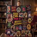 Dungeon Crawler Carl Blanket, LitRPG Fantasy Throw, Gamer Book Lover Blanket, Cozy Geeky Reader Couch Blanket, Plush Nerd Gift