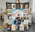 It's A Wonderful Life Christmas Movie Fleece Blanket, Vintage 90s Movie, Christmas Movie Blanket Christmas Family Blanket, Classic Holiday